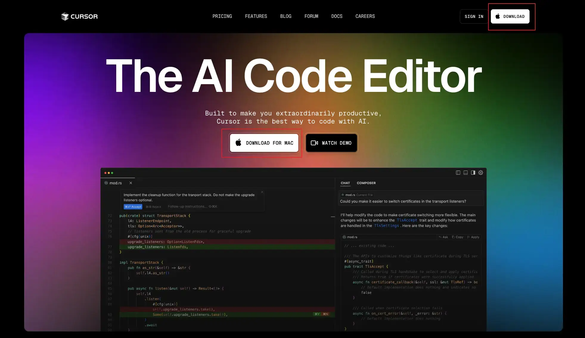 Cursor AIコードエディター