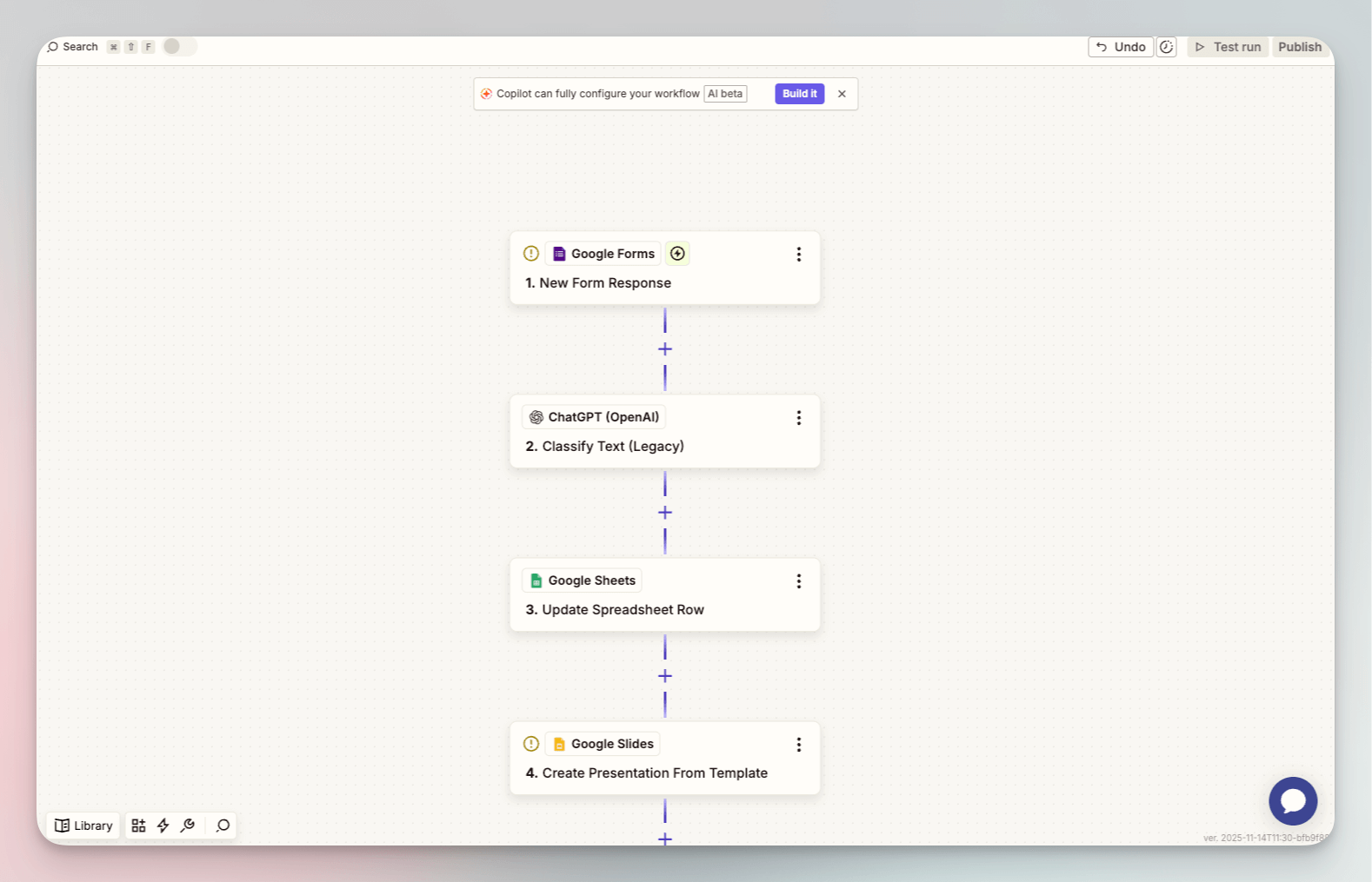 Zapierワークフローがフィードバック分類とレポート作成を自動化