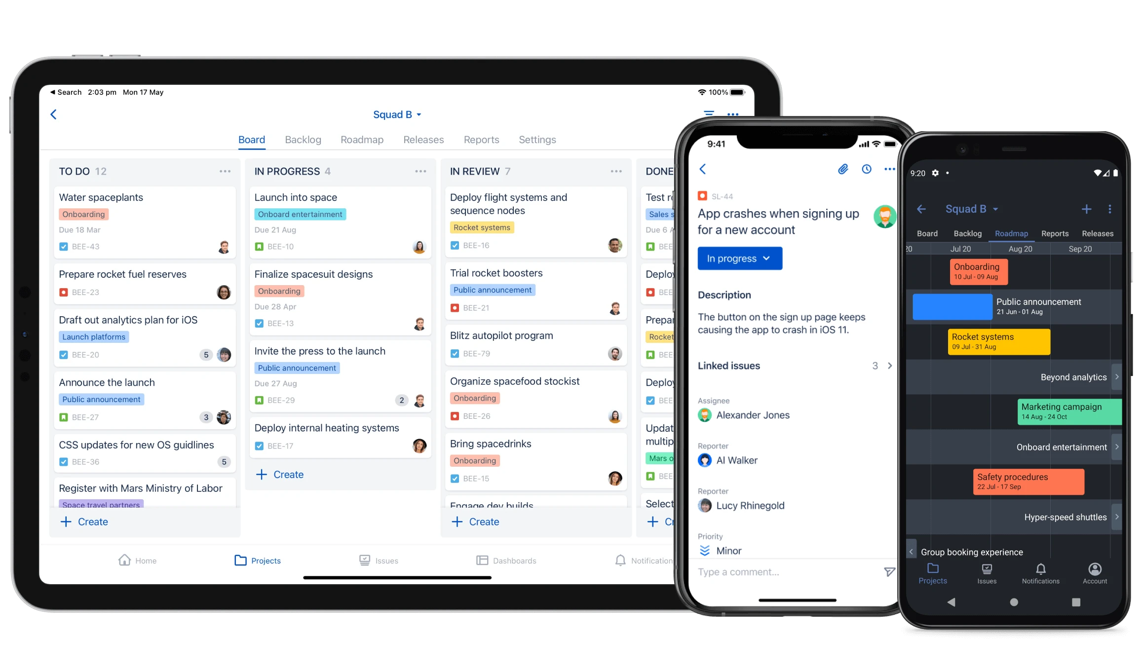 Atlassian Jira mobile collaboration tools
