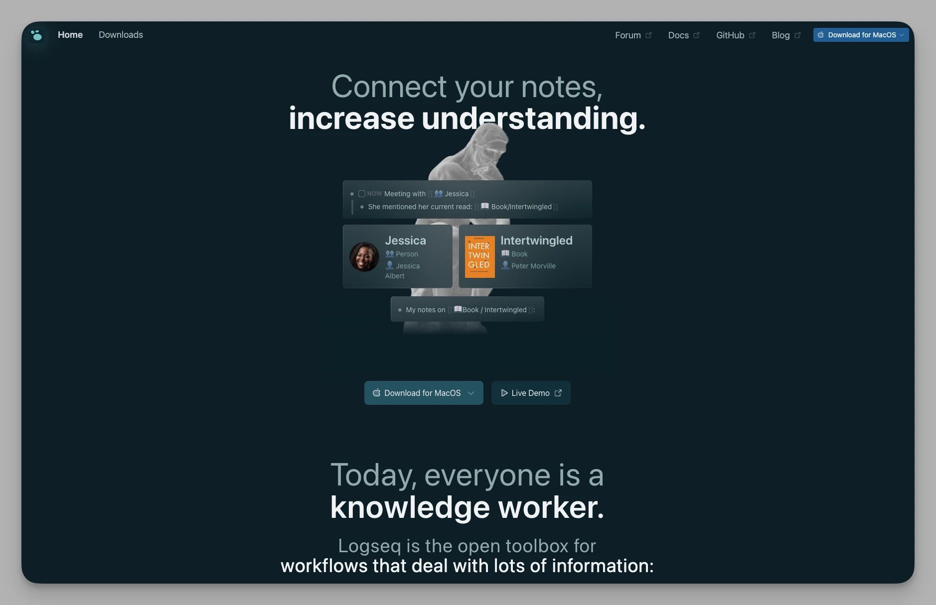 Logseq official website