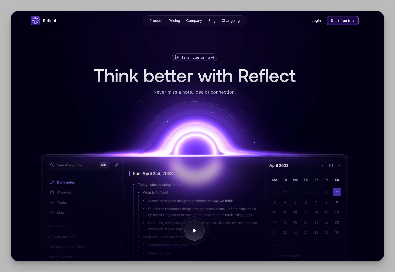 Официальный сайт Reflect