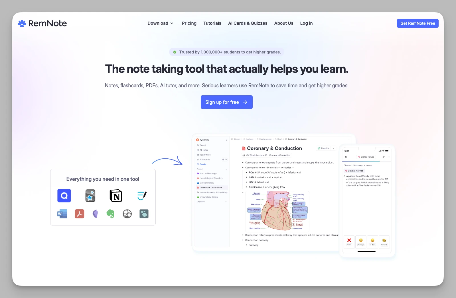 Официальный сайт Remnote