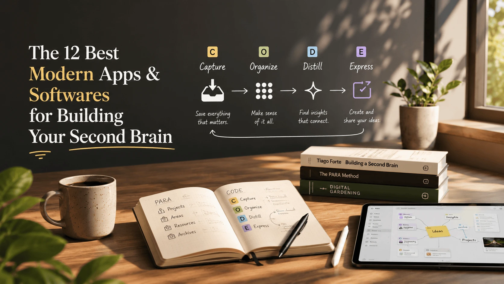 The 12 Best Modern Apps & Softwares for Building Your Second Brain