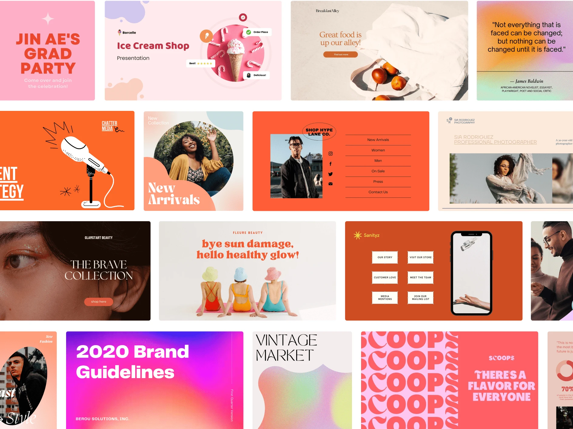 Canva premium presentation template