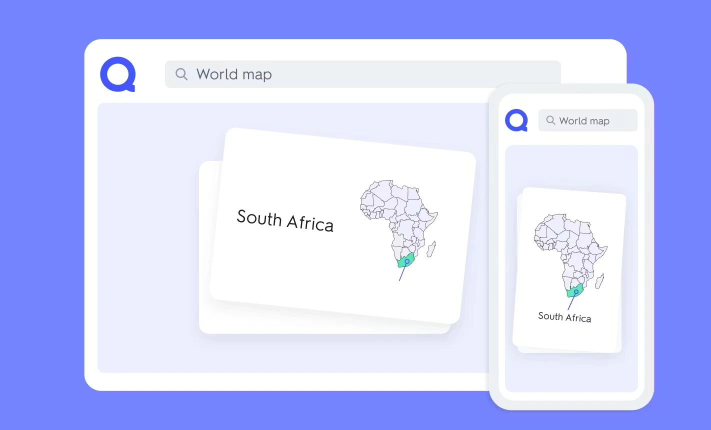 Quizlet digital flashcards and revision cards for students