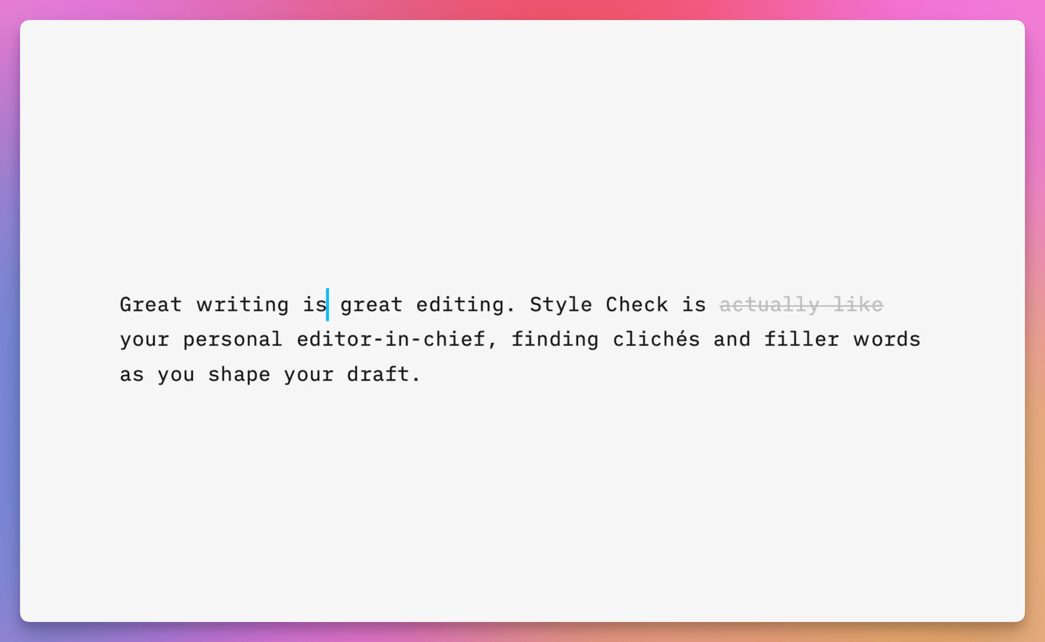 iA Writerミニマリストエディター