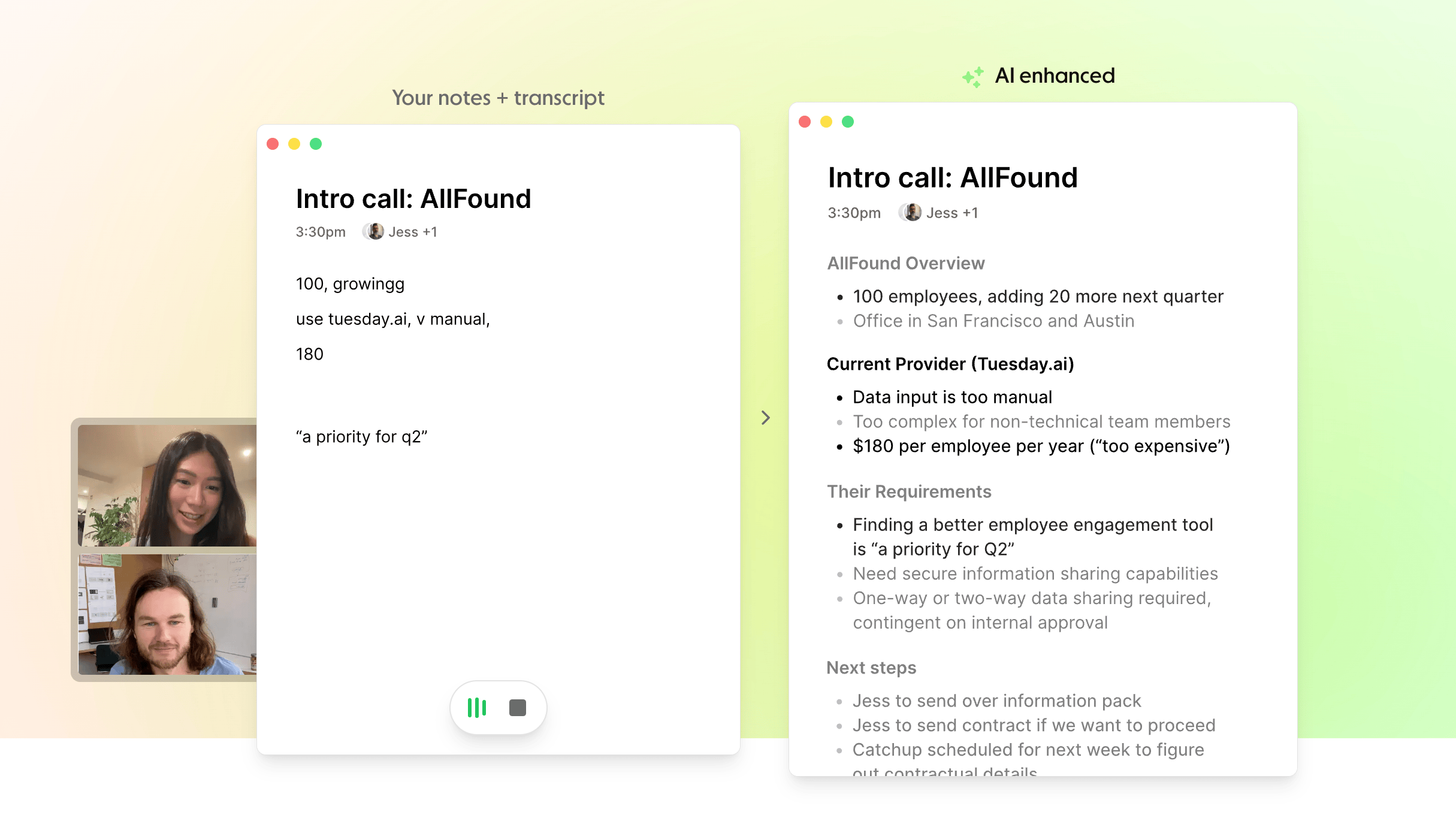 Granola AIミーティングメモ