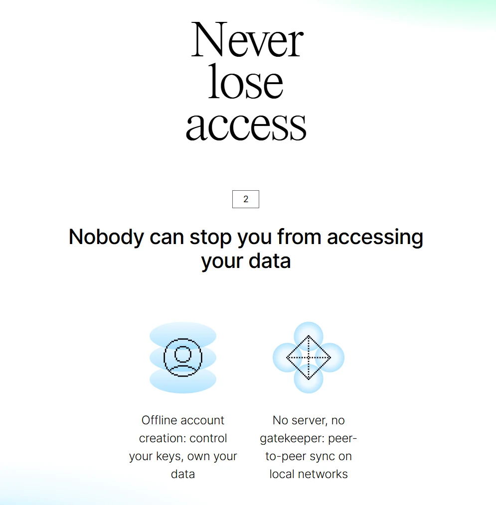 Anytype can support offline account
