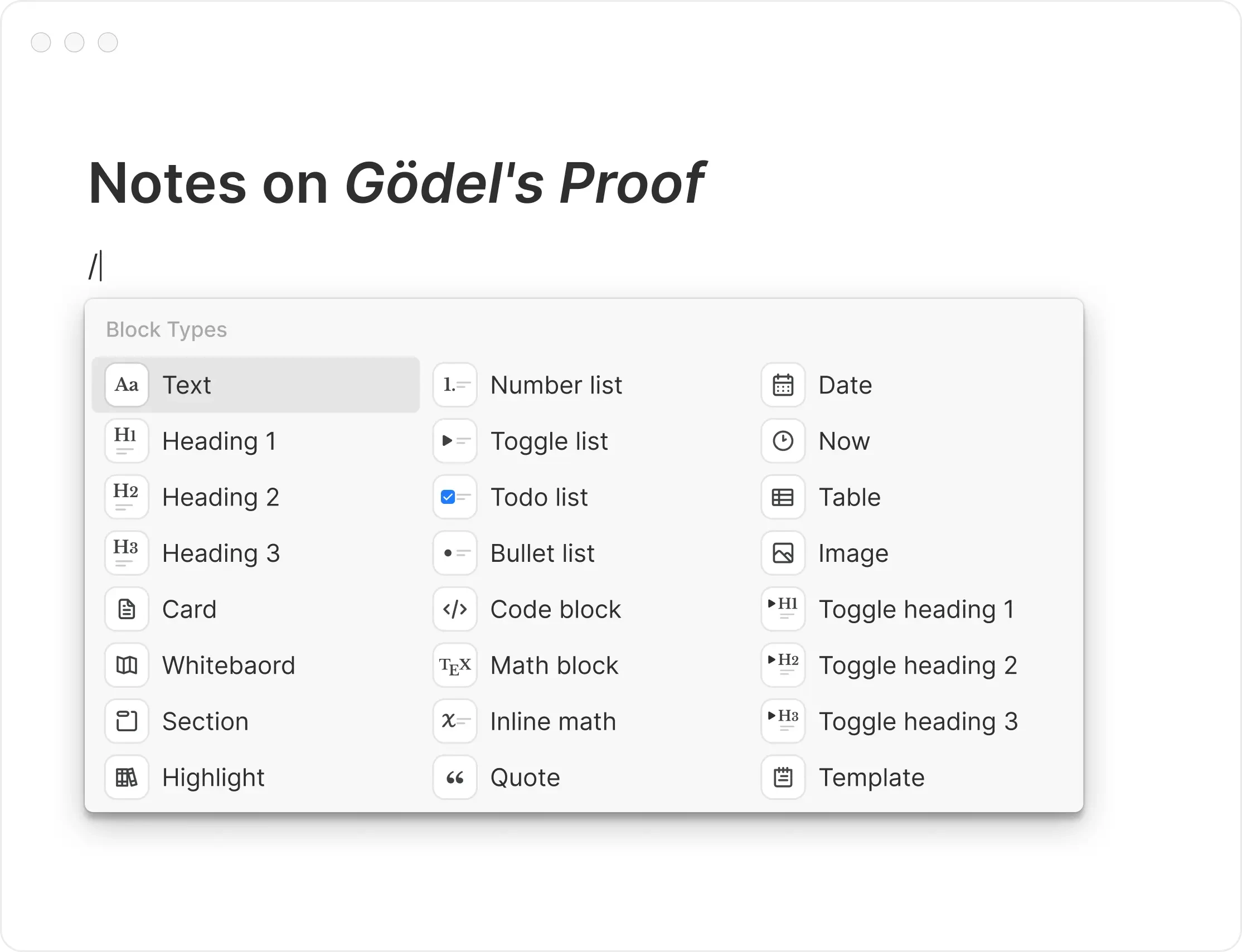 Block-Based Editor