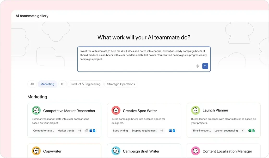 AI teammates are ready to work