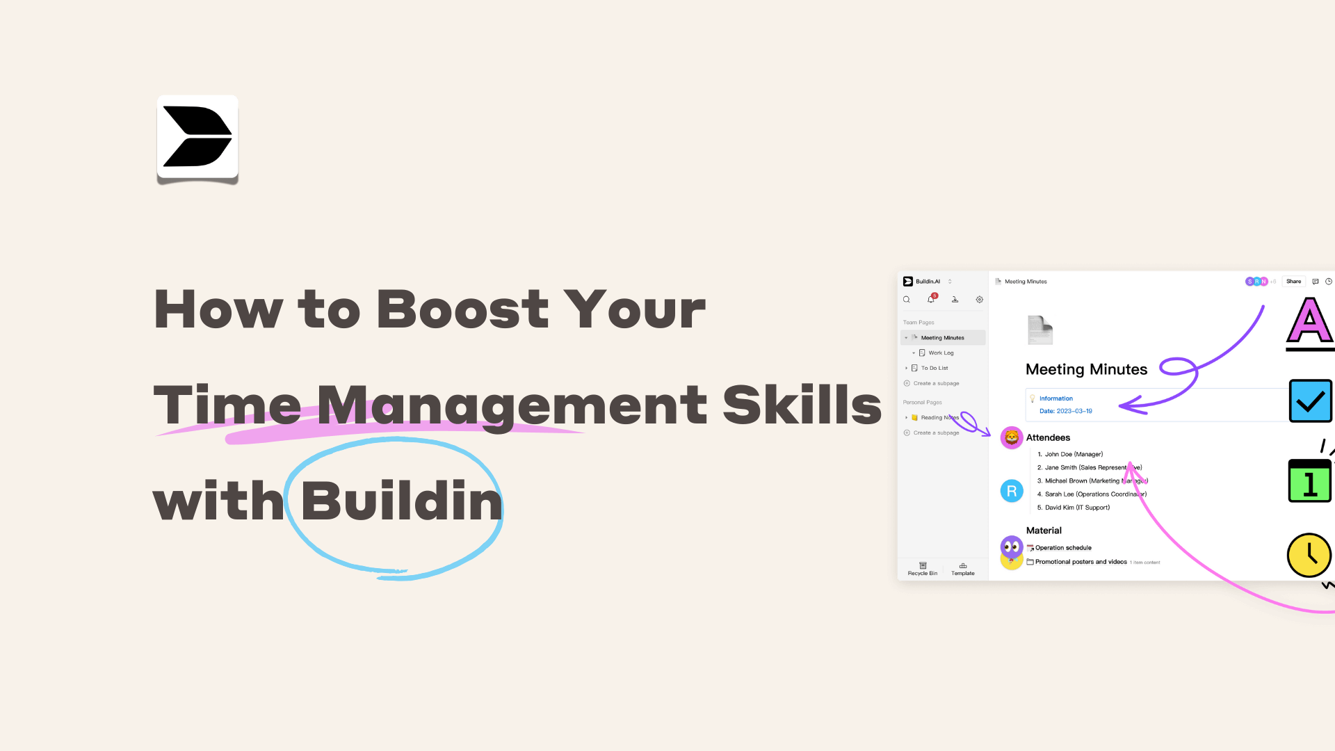 How to Boost Your Time Management Skills with Buildin.AI