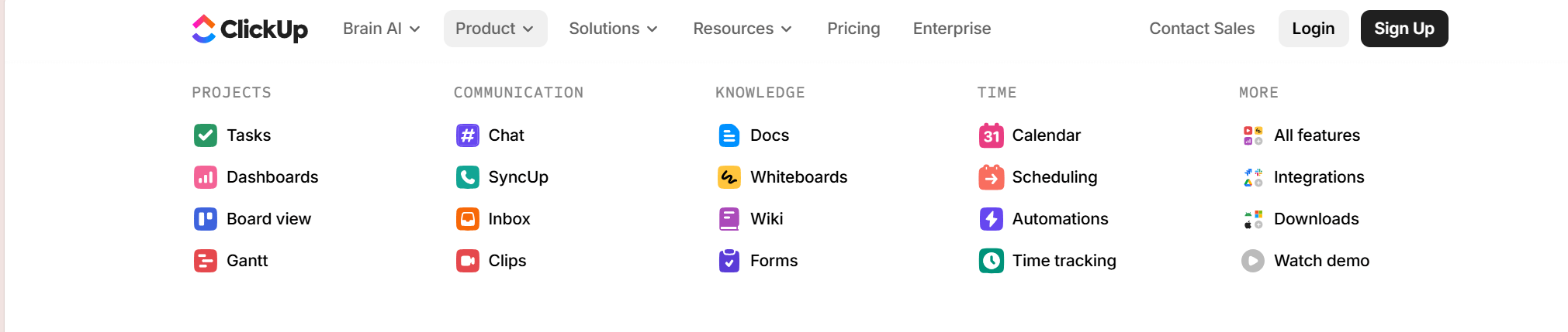 ClickUpのタスク管理機能一覧