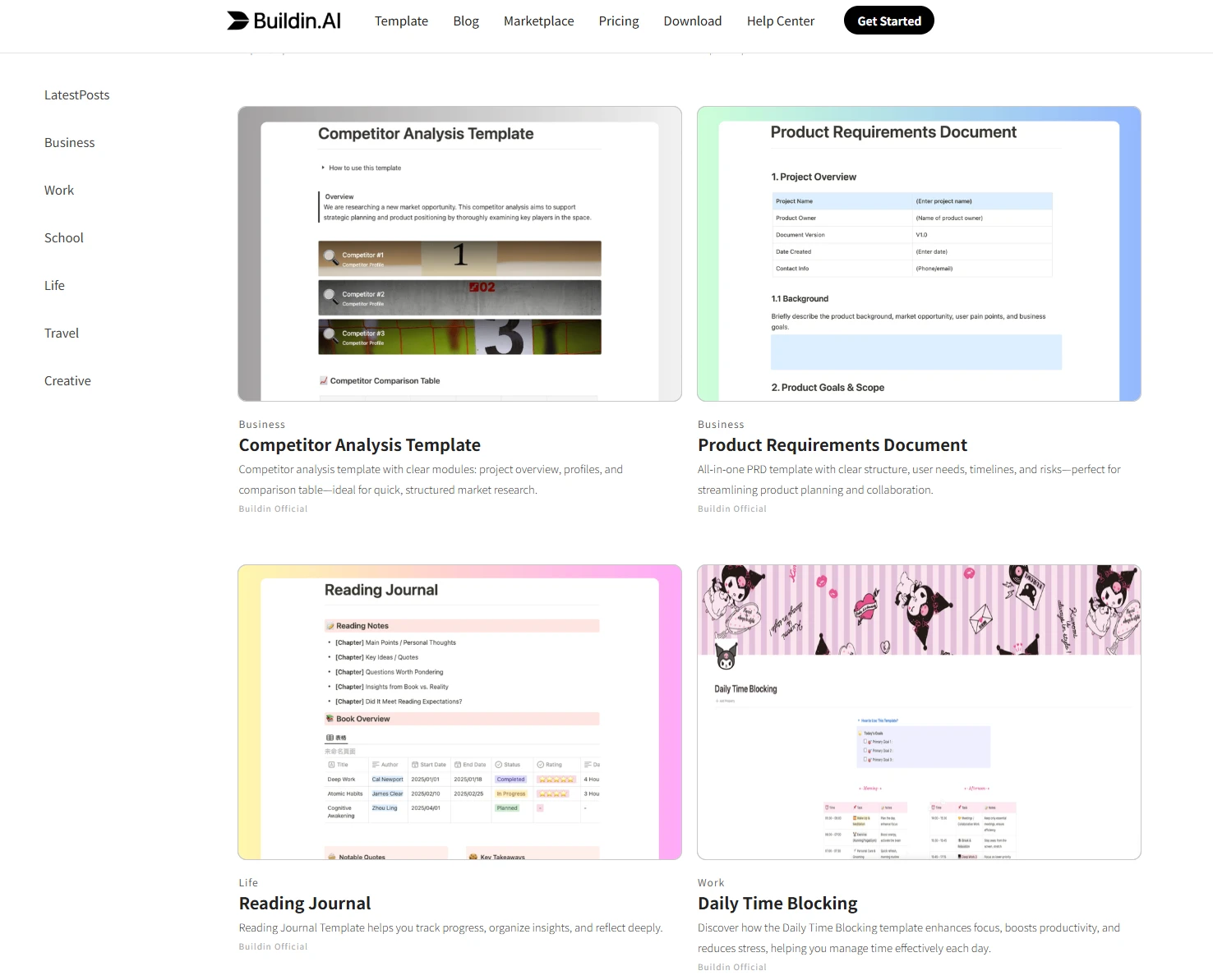 Buildin Marketplace