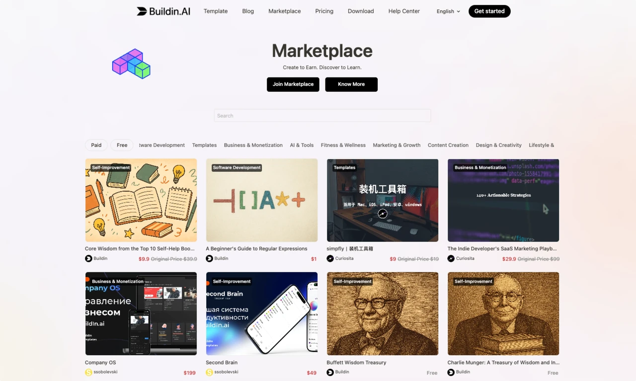 Buildin Marketplace