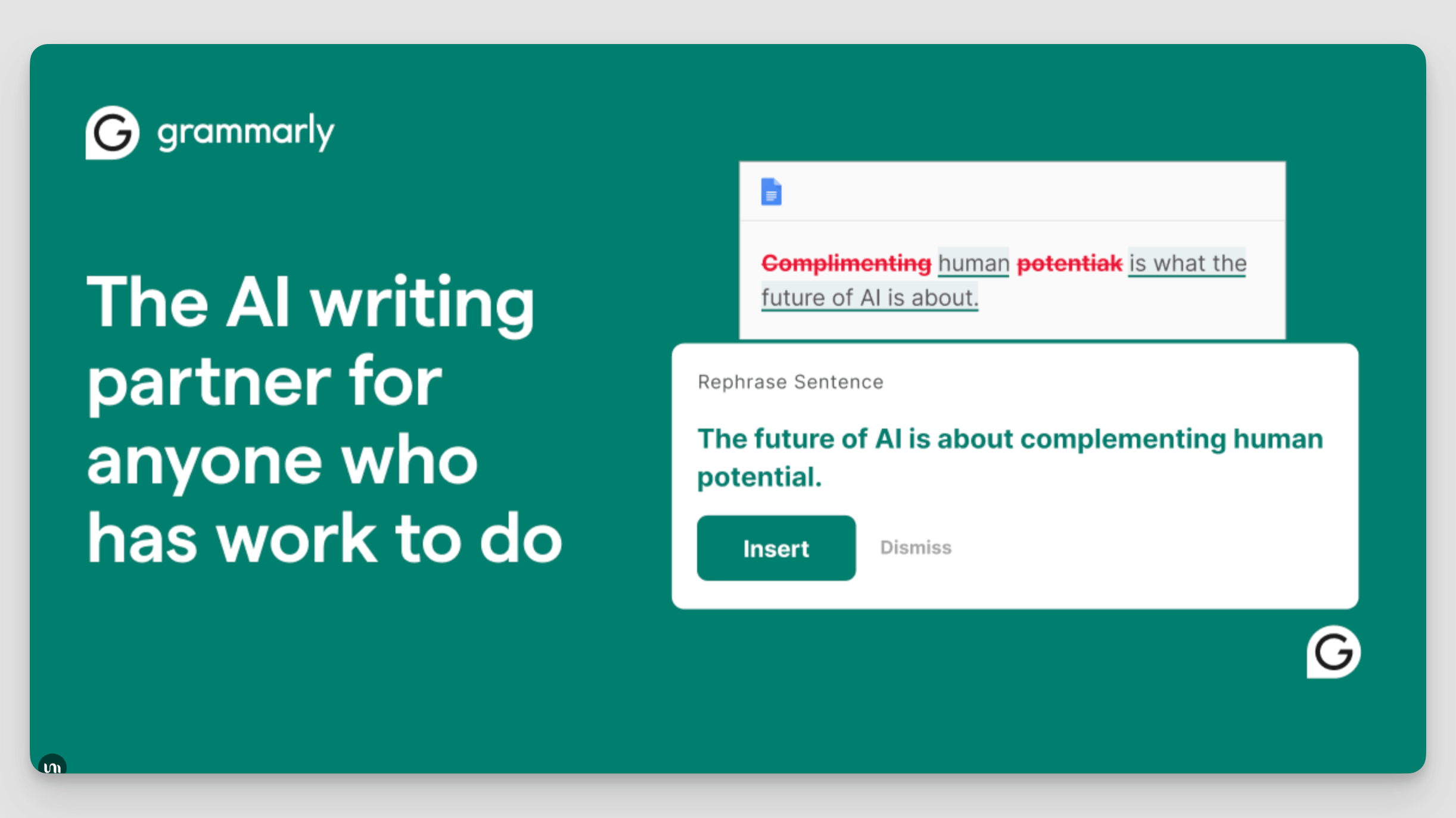 Grammarlyライティングアシスタント