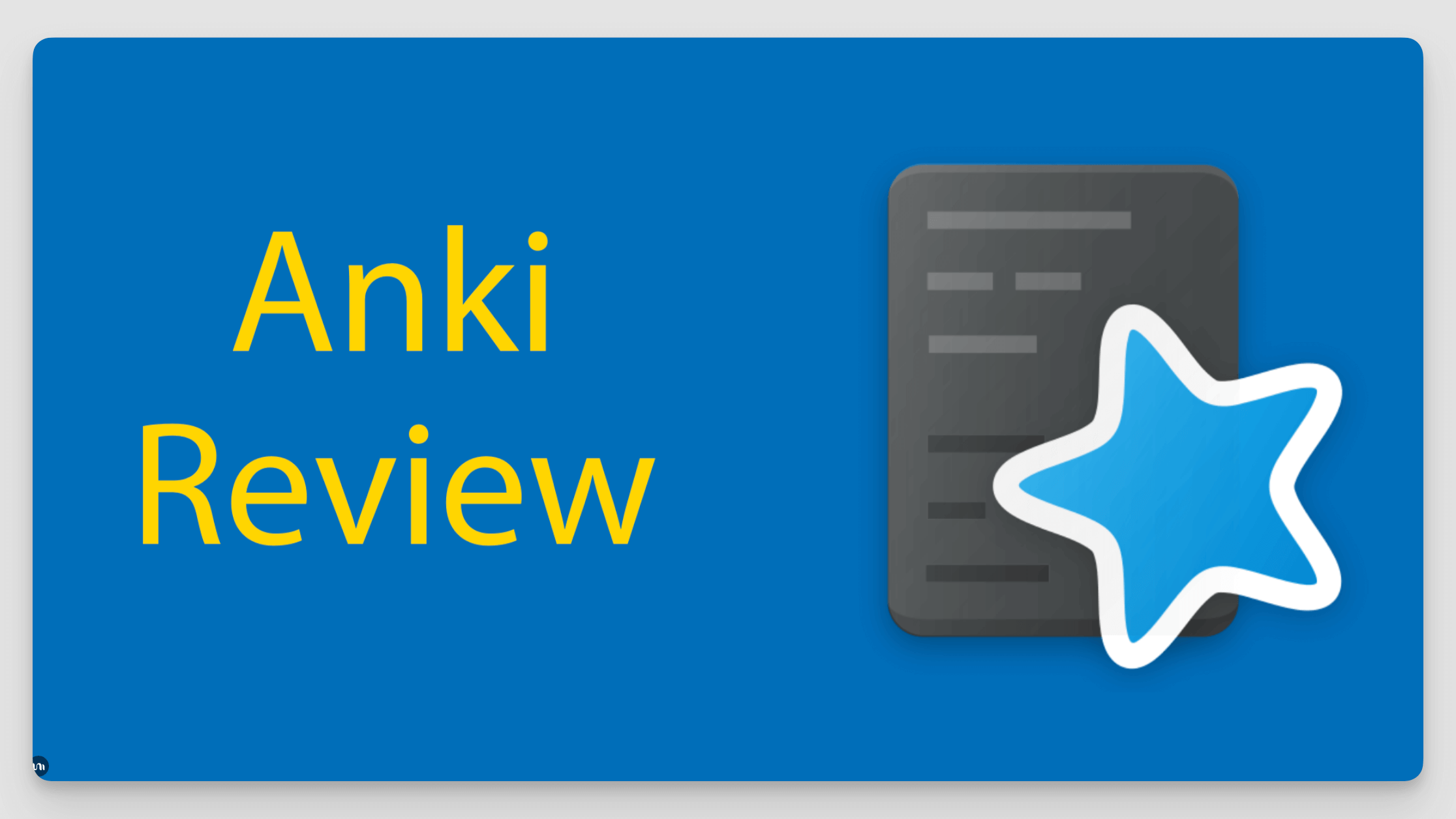 Ankiフラッシュカードアプリのインターフェース