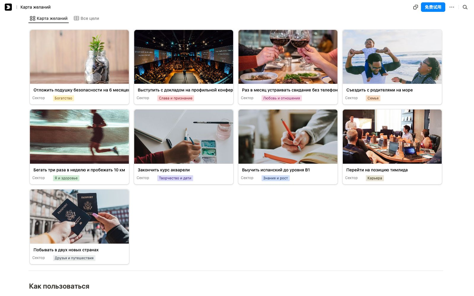 How to Make a Vision Board: 9 Sectors, Rules, and a Ready Template