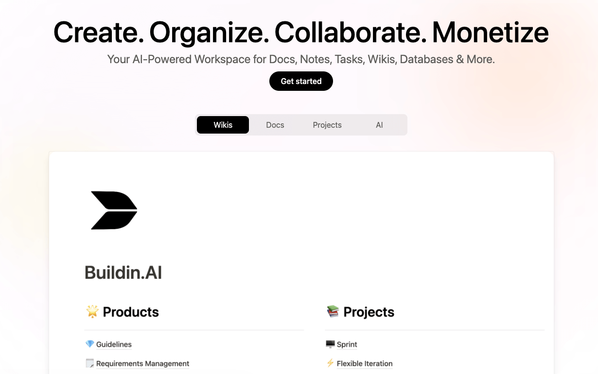 Buildinワークスペース概要