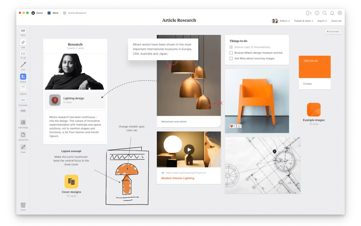 Milanoteビジュアルボード