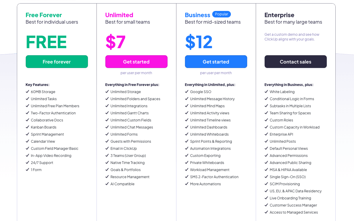 ClickUpタスク管理