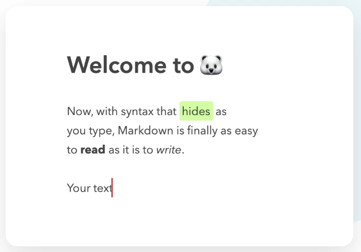 Markdown-редактор Bear с акцентом на красивую типографику и концентрацию