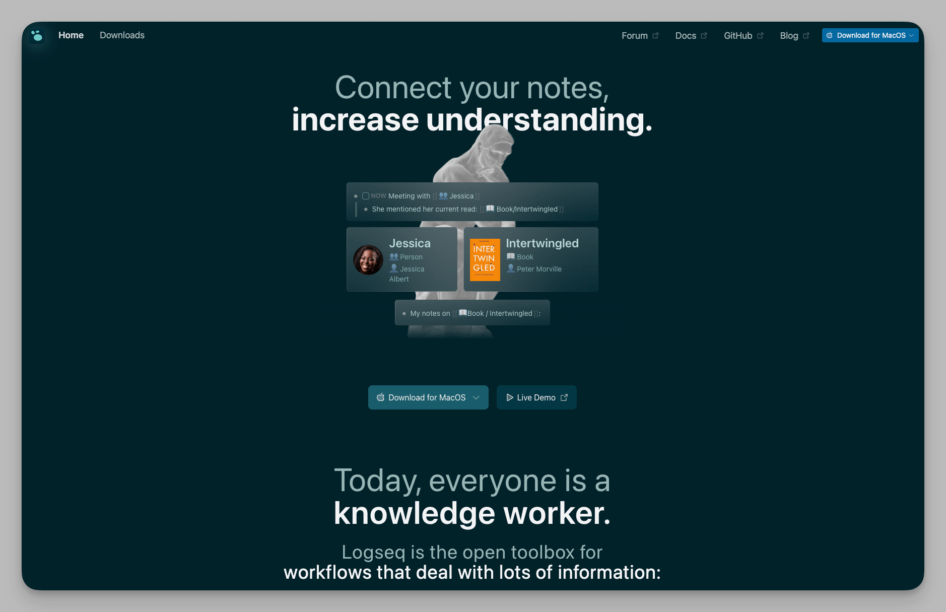 Logseq - Open-source privacy-first outliner