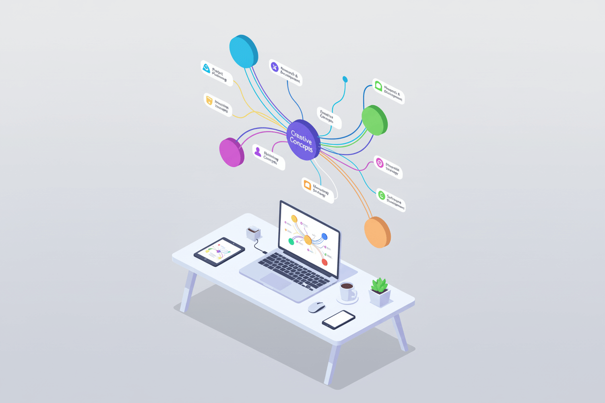 Создание карты знаний для визуализации связей между заметками и темами