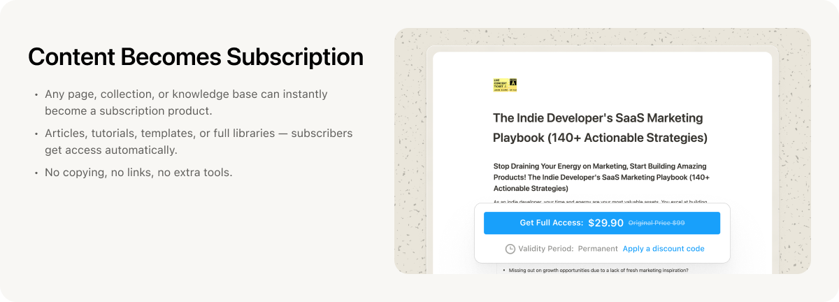 Content Becomes Subscription